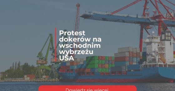 Protest dokerów na Wschodnim Wybrzeżu USA